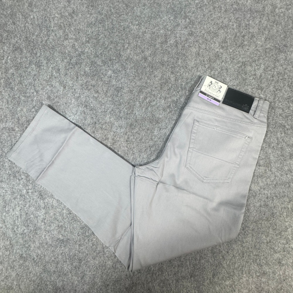English Laundry Mens Straight Fit Gray Stretch 5-Pocket Chino Pants 30x30 NEW